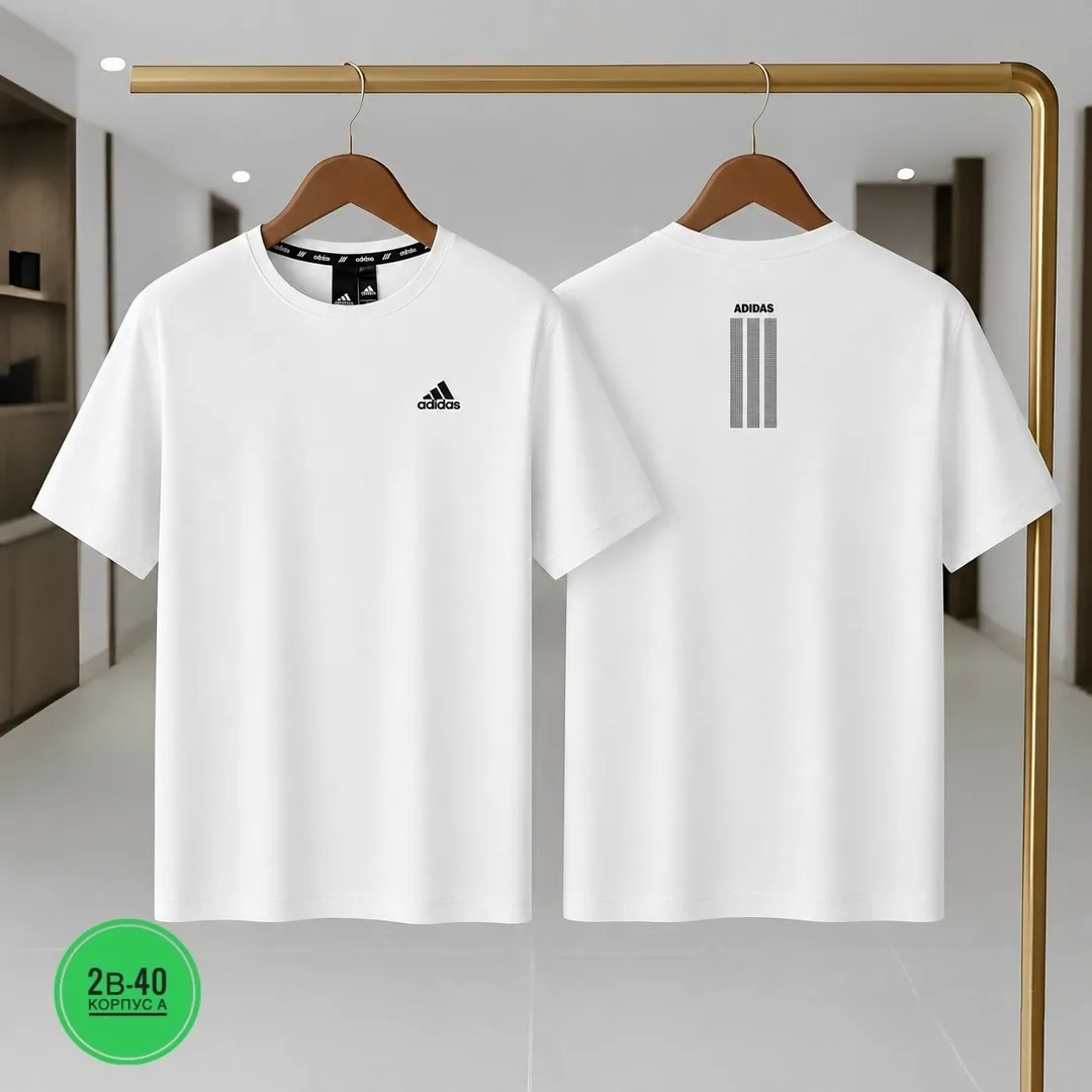 Новый Футболка Adidas Dri-Fit 87 нейлоновый; 13 Спандекс 87 нейлоновый; 13 Спандекс — фото 8