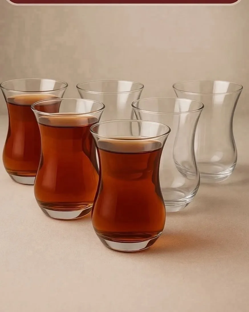 Набор чайных стаканов . Турецкие стаканы для чая/кофе — фото 5