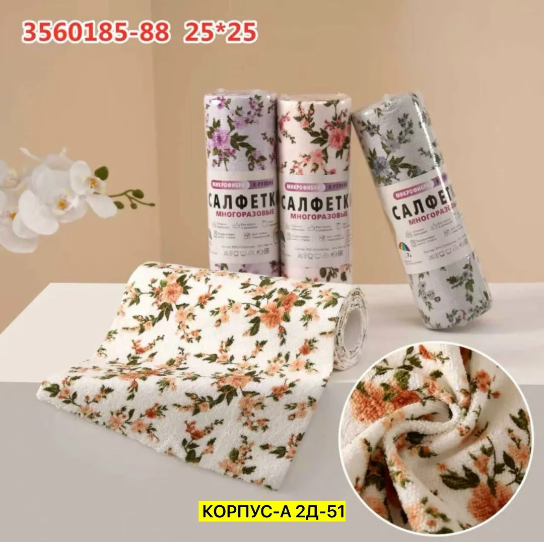 Практичные салфетки из микрофибры с новогодним дизайном — фото 1