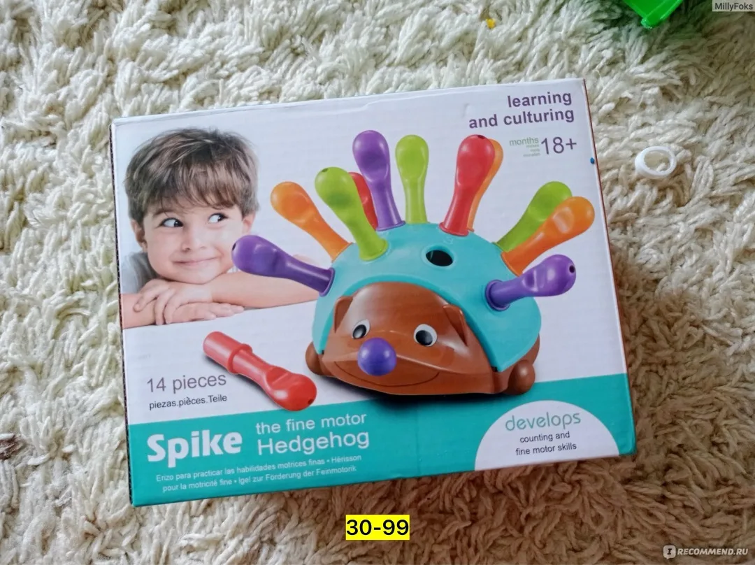 Игрушка-головоломка из пластика для развития мышления у малышей — фото 2