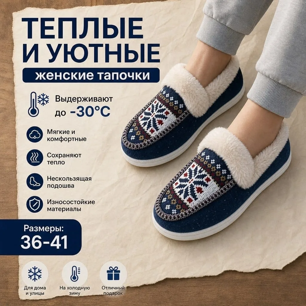 Тапочка зима — фото 13