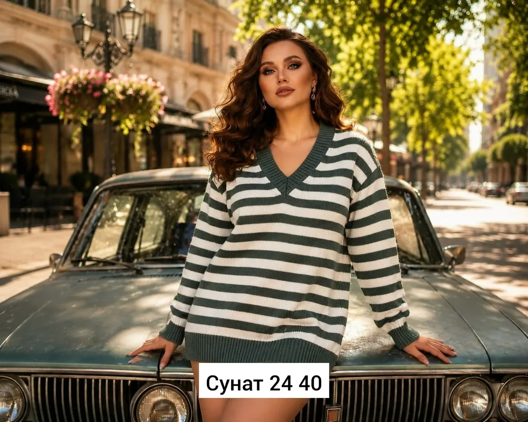 Однотонный свитер из натурального кашемира — фото 4