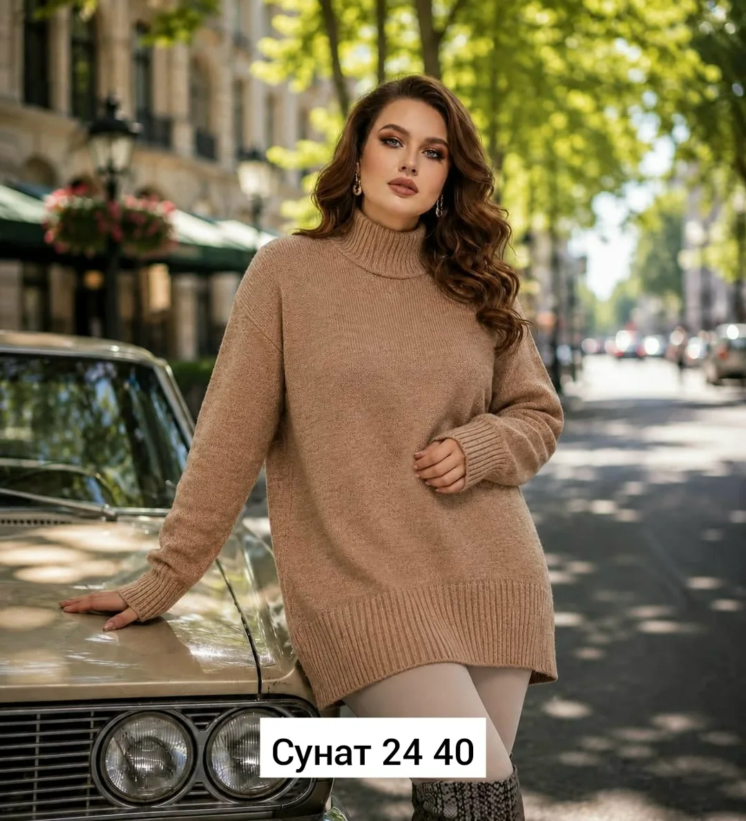Свитер из натурального кашемира — фото 5
