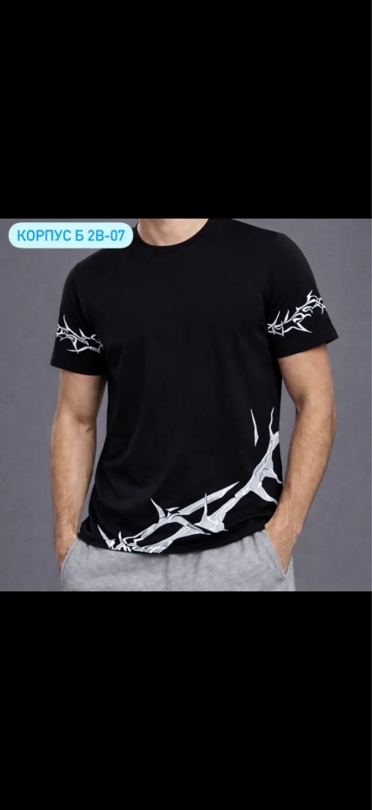 Мужская футболка из 100 хлопка — фото 2