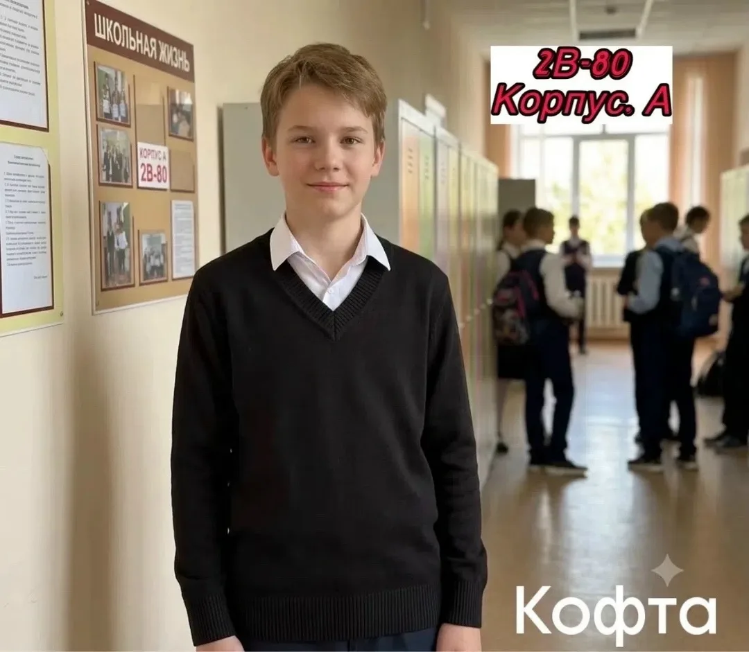 Школьная кофта — фото 6