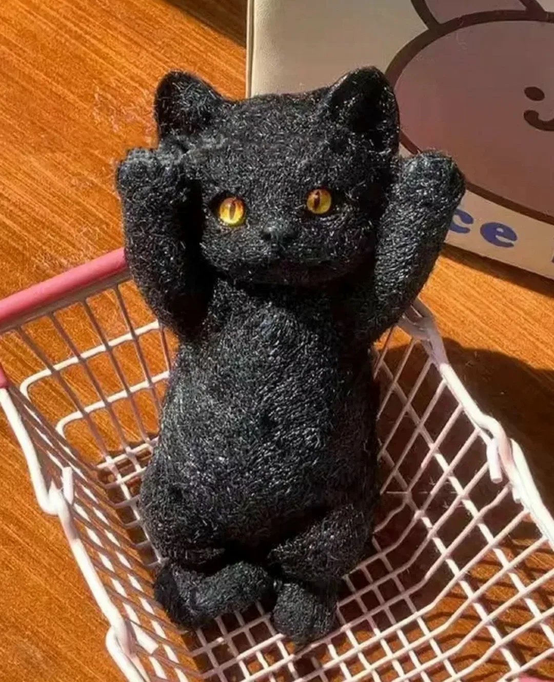 Игрушка Сквиш кошки черные — фото 1