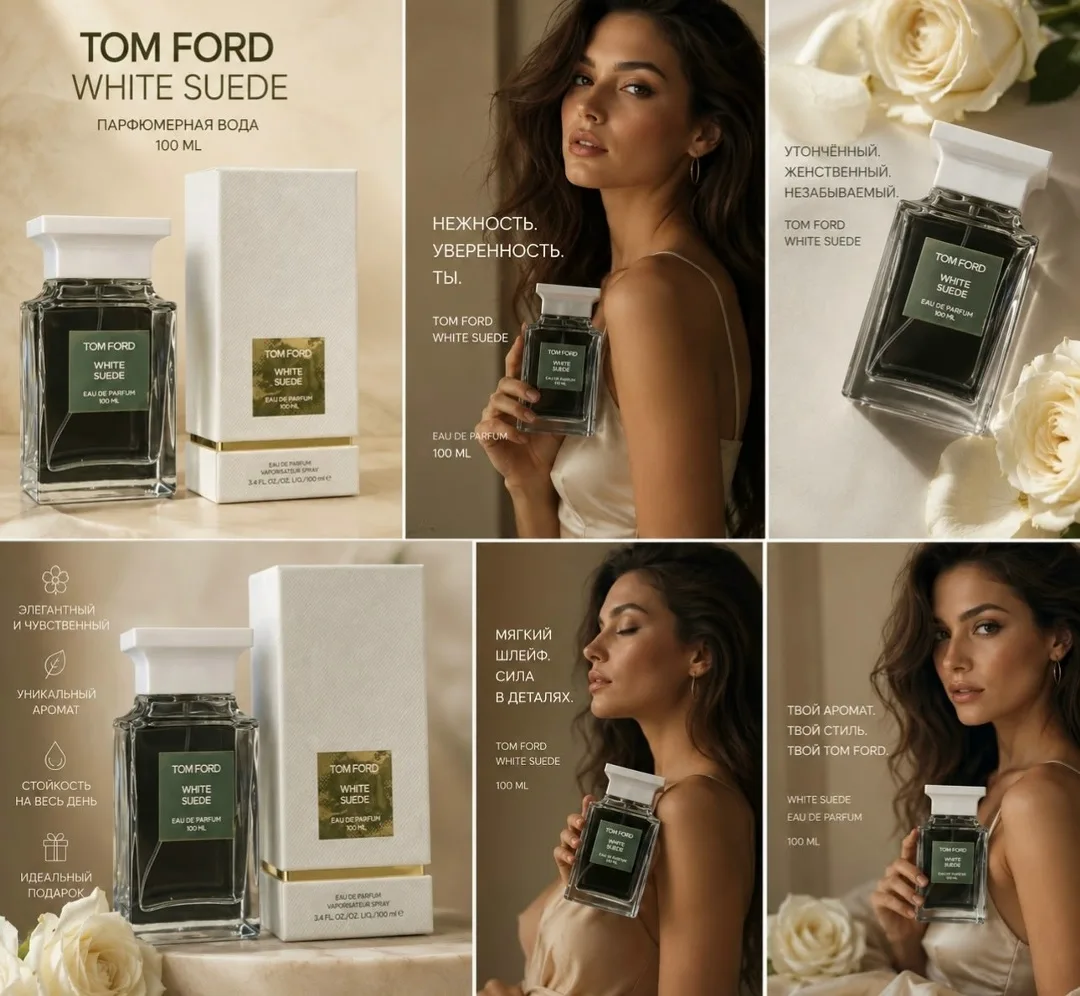 Блузка Tom Ford White Suede Объём 100 млл — фото 1