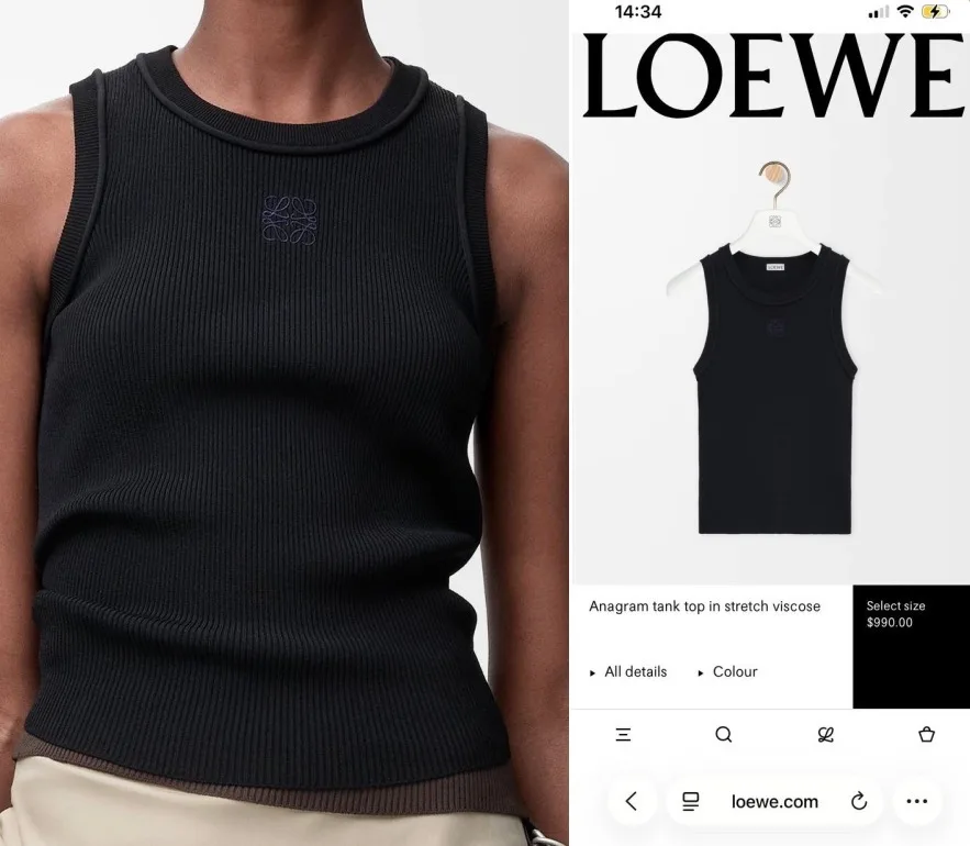Платье женские Loewe Anagram КОГДА МИНИМУМ ДЕЛАЕТ МАКСИМУМ — фото 5