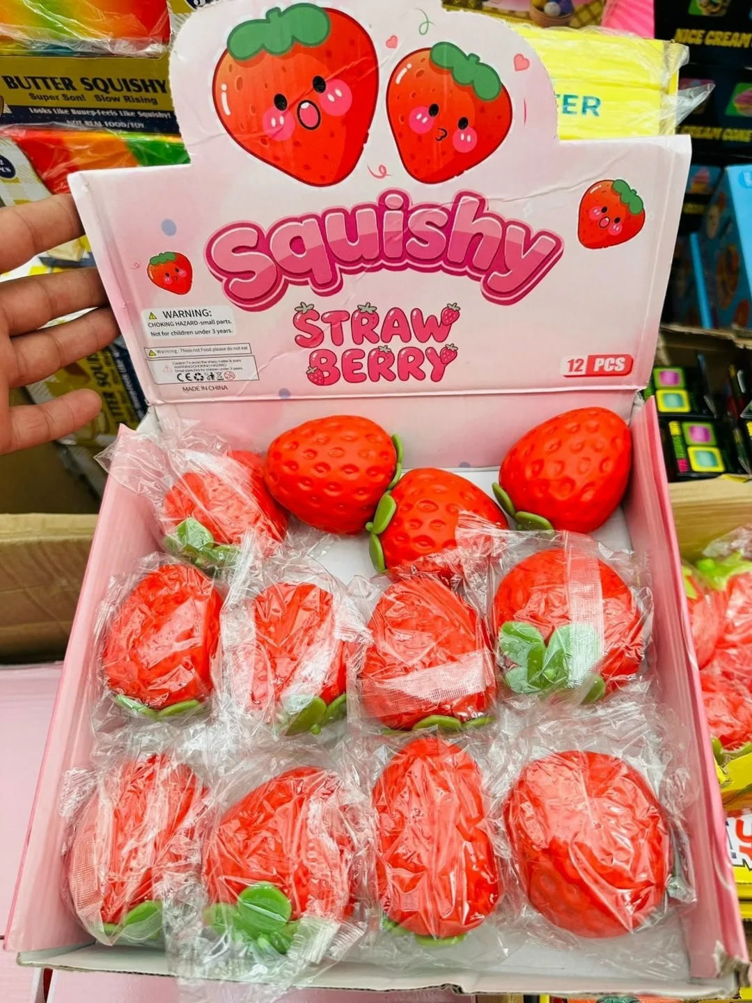 Игрушка Сквиш Клубника — фото 1