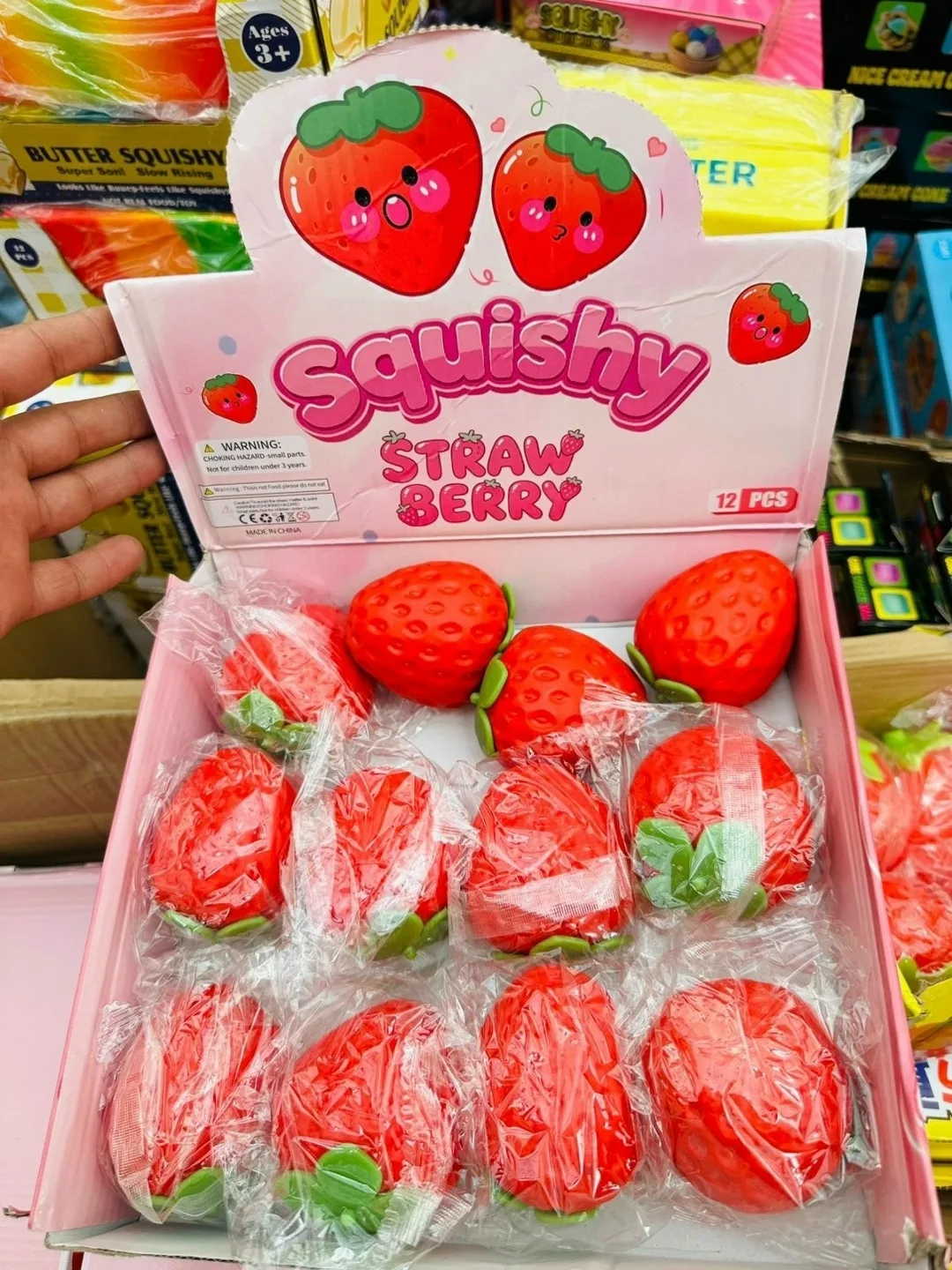 Игрушка Сквиш Клубника — фото 2