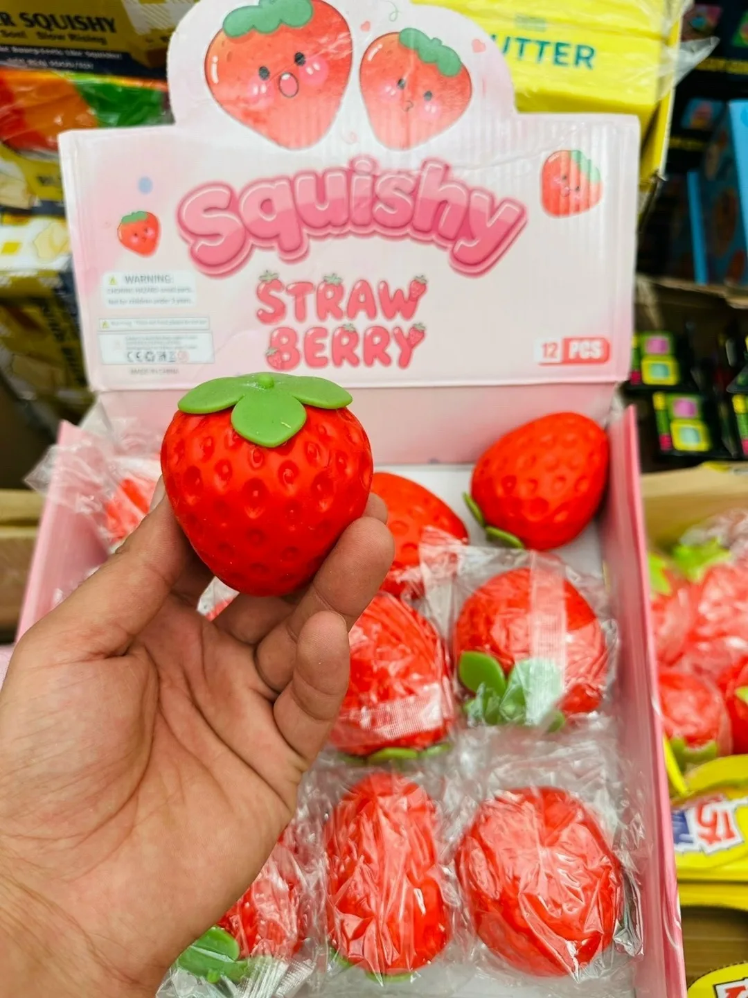 Игрушка Сквиш Клубника — фото 4