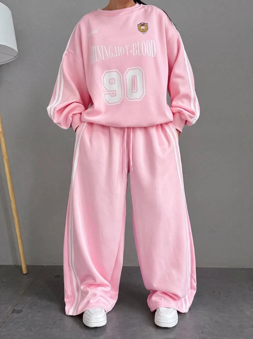 Костюм-двойка Oversize Sport Красный — фото 1