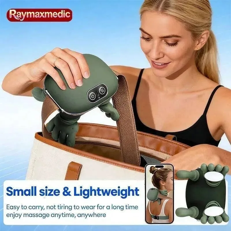 Raymax Bionic Плечо N7 Разминающий массажер Шаль 3-уровневые режимы Шея Шейный пояс Талия Ноги Массажная подушка для мыш — фото 1