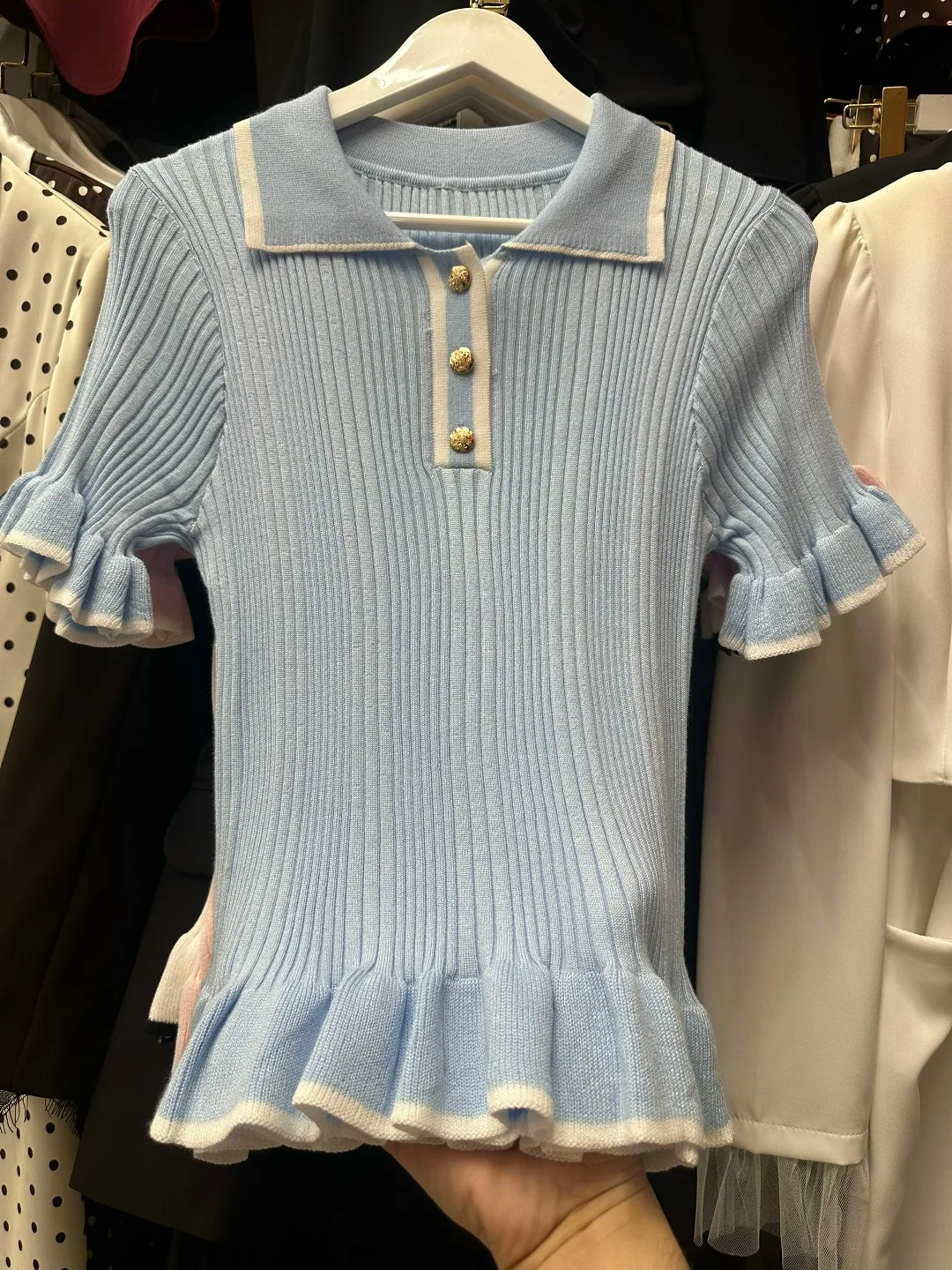 Платье Вязаные фудболка — фото 6