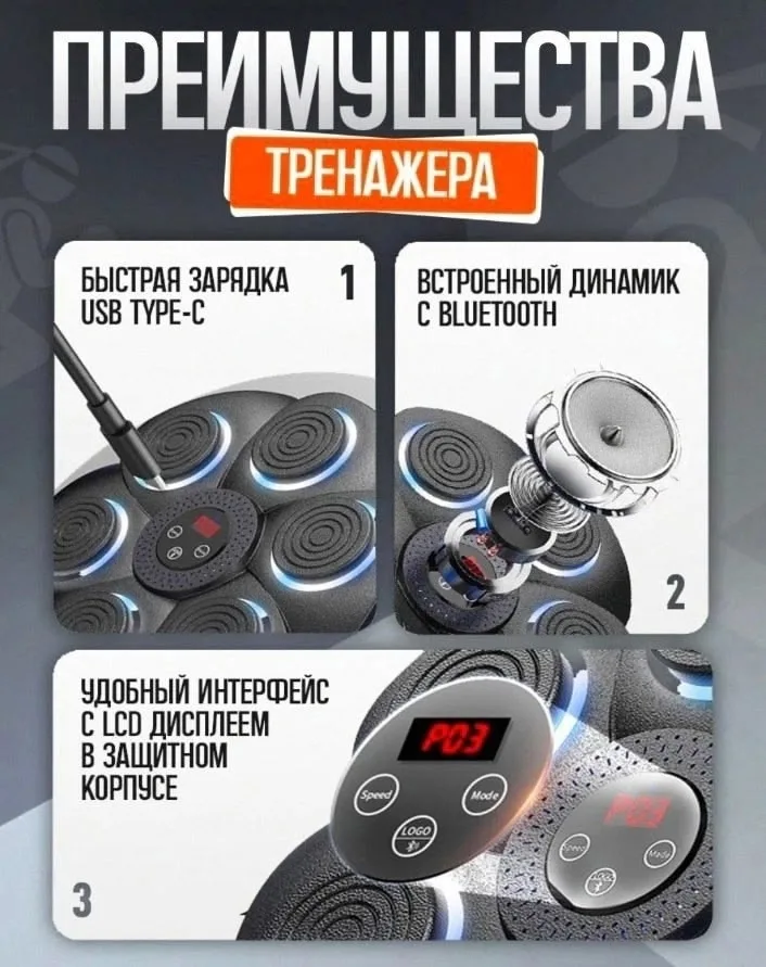 Ремень Электронный тренажер для бокса - это — фото 3