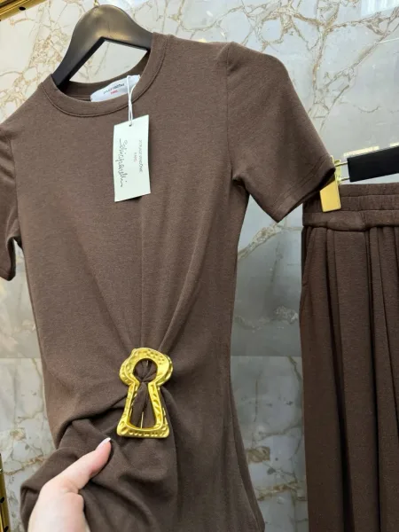 Костюм двойка из хлопка — фото 16