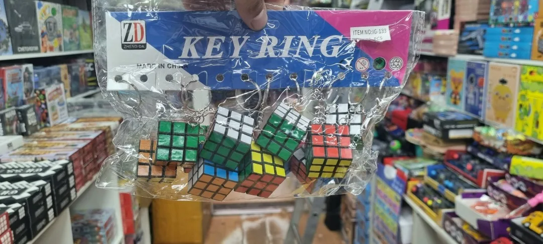 Брелок-кубик Mini 3x3, стильный брелок-кубик для ключей и украшение для сумки — фото 11