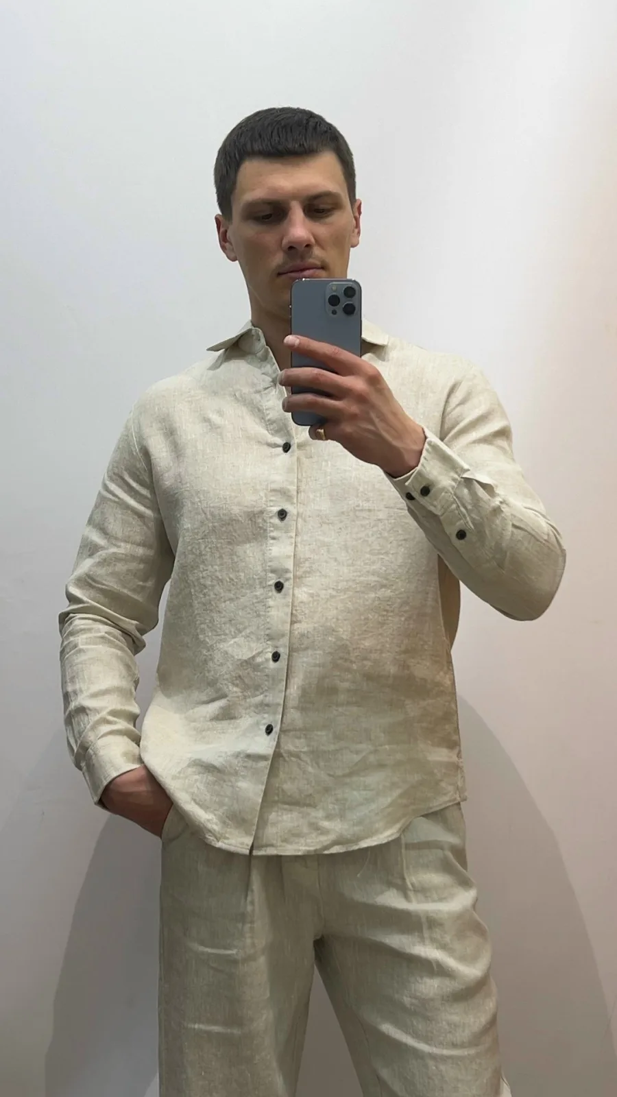 Костюм из льна Loro Piana — фото 3