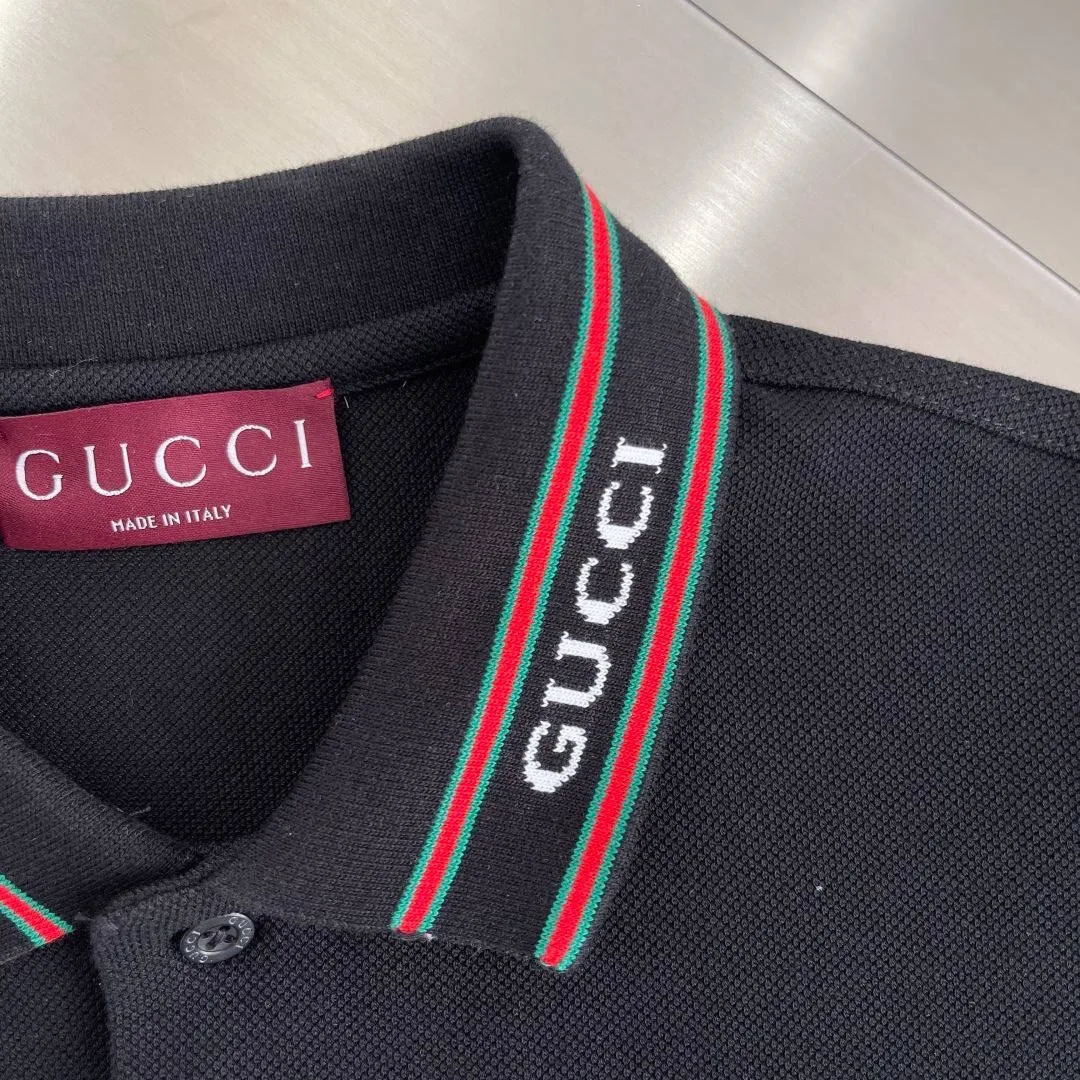 Рубашка Поло GUCCI, джинс — фото 4