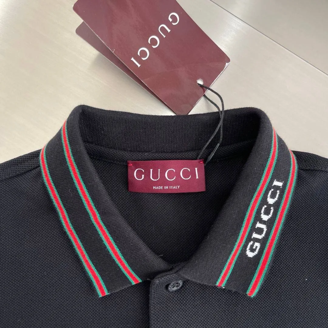 Рубашка Поло GUCCI, джинс — фото 6