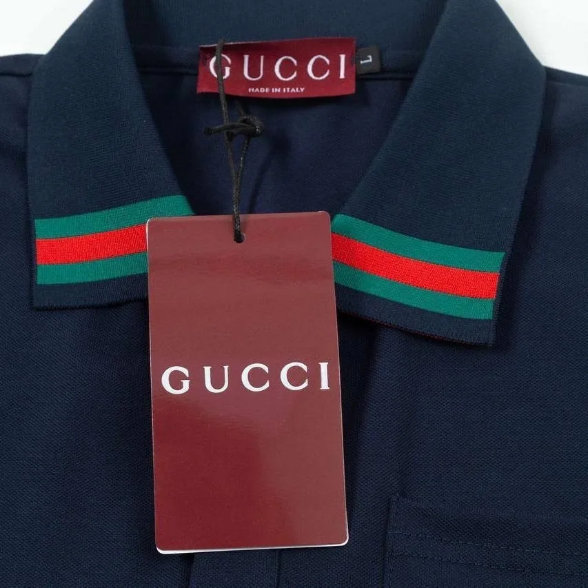Рубашка Поло GUCCI, хлопок — фото 2