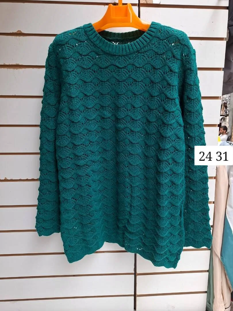 Свитер вязаный Over Size 44-54 — фото 4