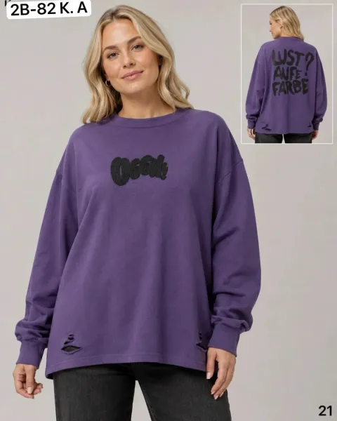 Толстовка хлопок 95 COTTON, 5 ELASTANE — фото 2