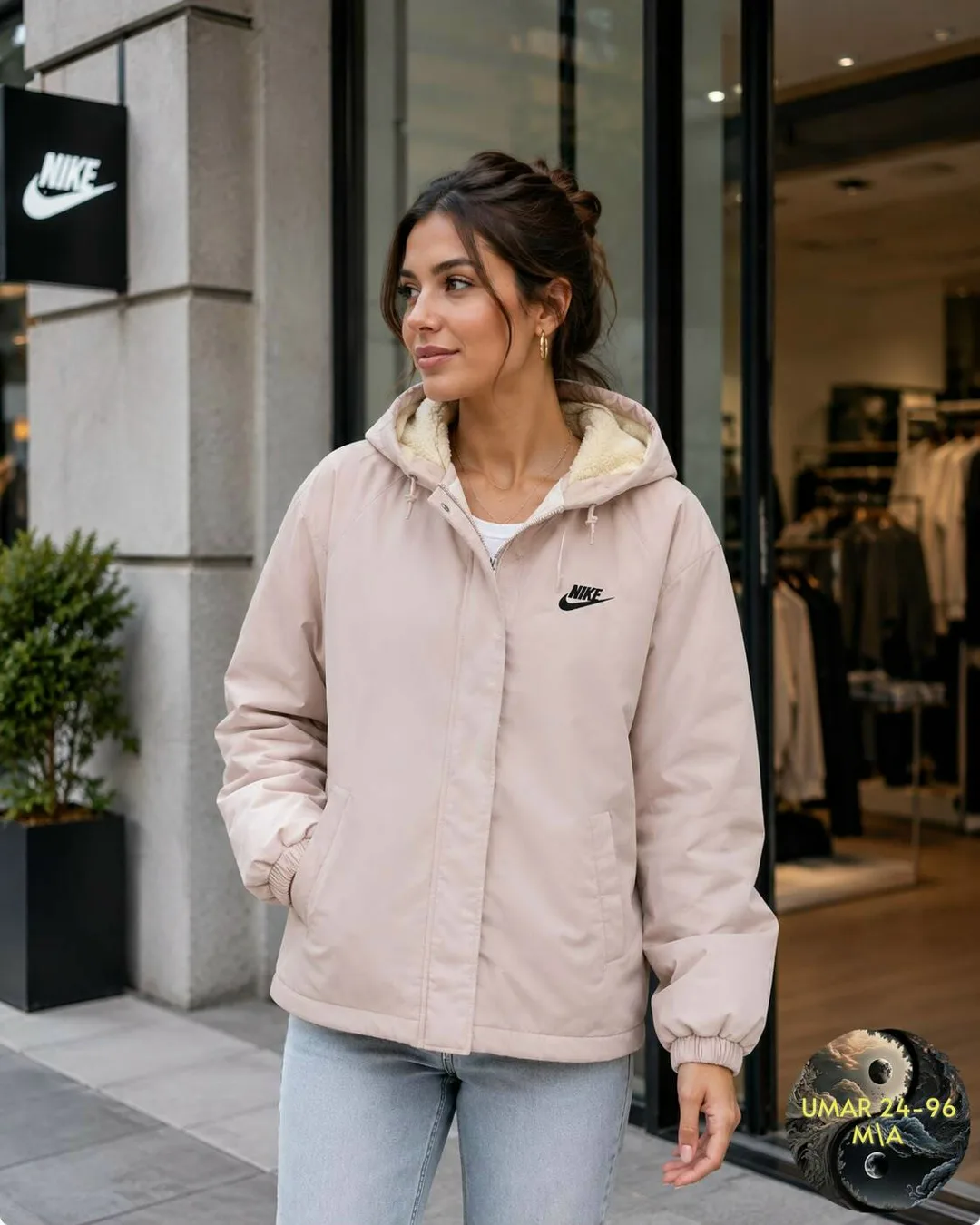 Куртка Nike с подкладкой из искусственного барашка — фото 1