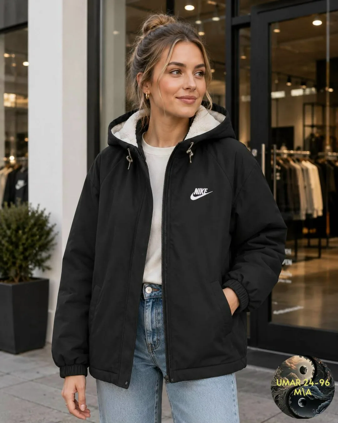 Куртка Nike с подкладкой из искусственного барашка — фото 2