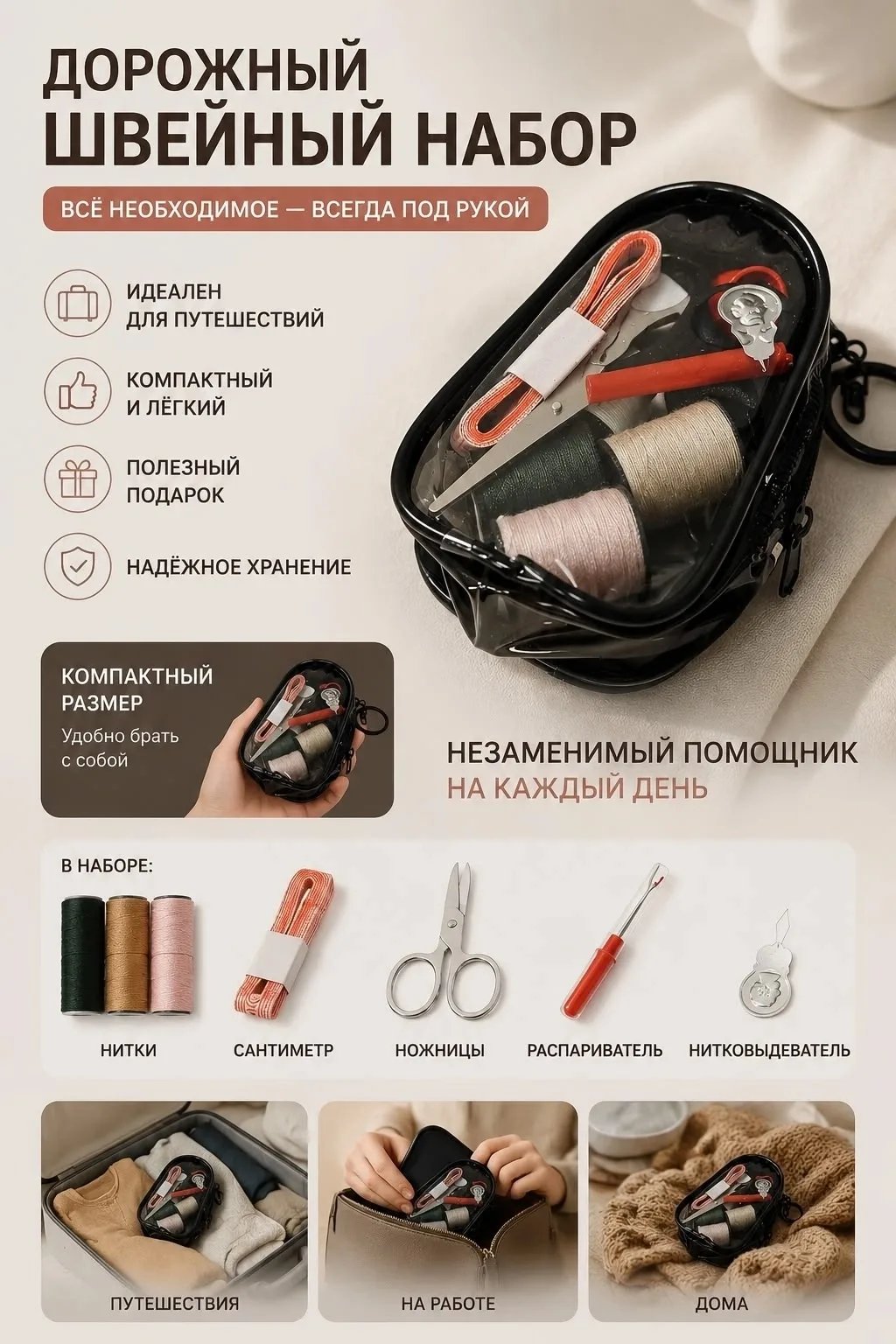 Сумка Дорожный набор школьный