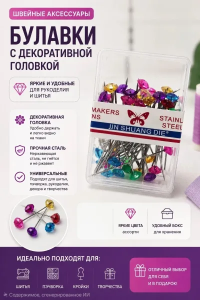 Сумка Булавка портновские — фото 1