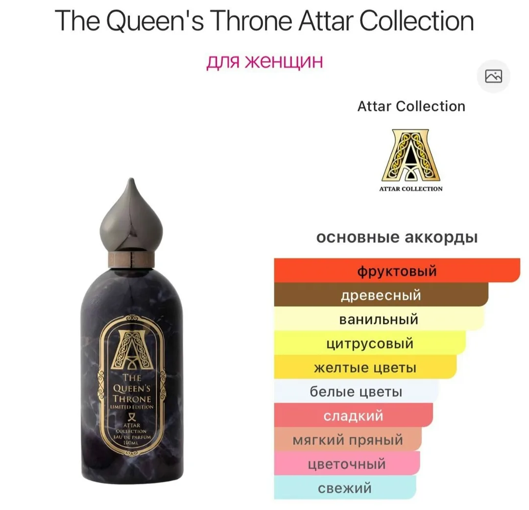 Клатч The Queen's Throne Attar По поводу заказа — фото 4