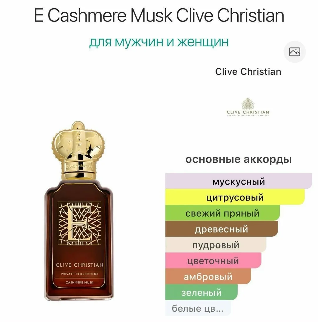 Клатч Cashmere Musk Clive Christian По поводу заказа — фото 3