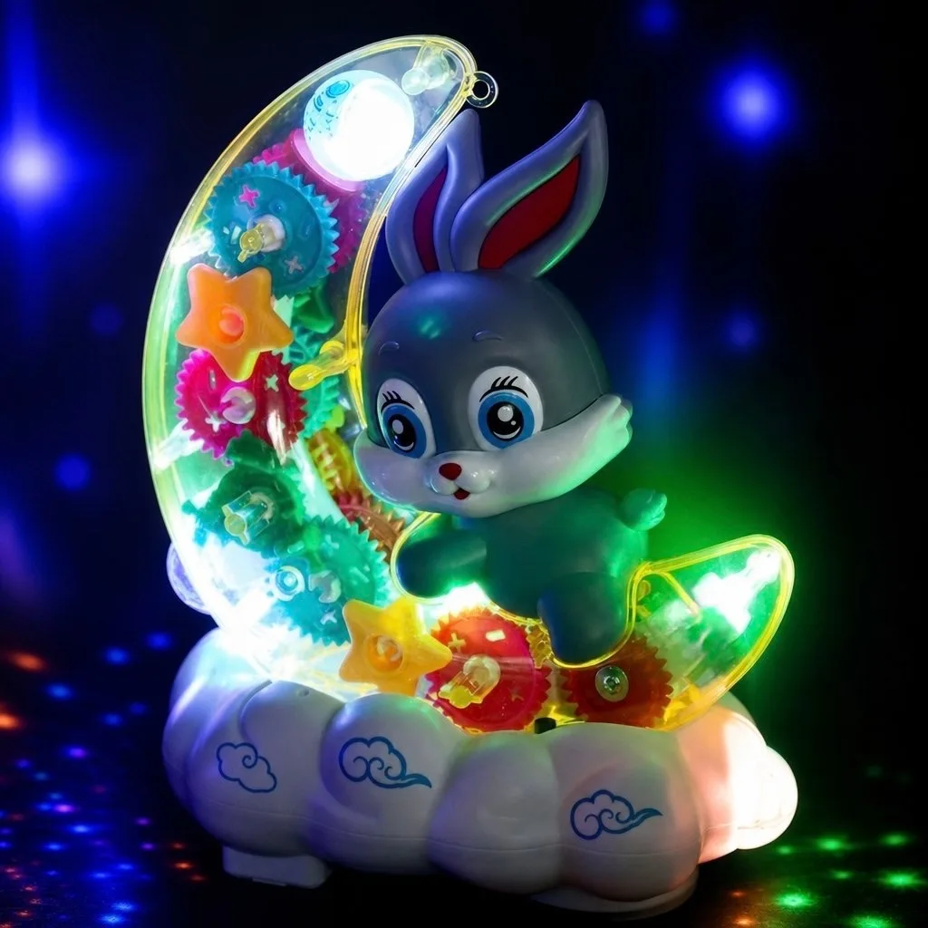 Музыкальная игрушка-зайка с подсветкой и движением — фото 5