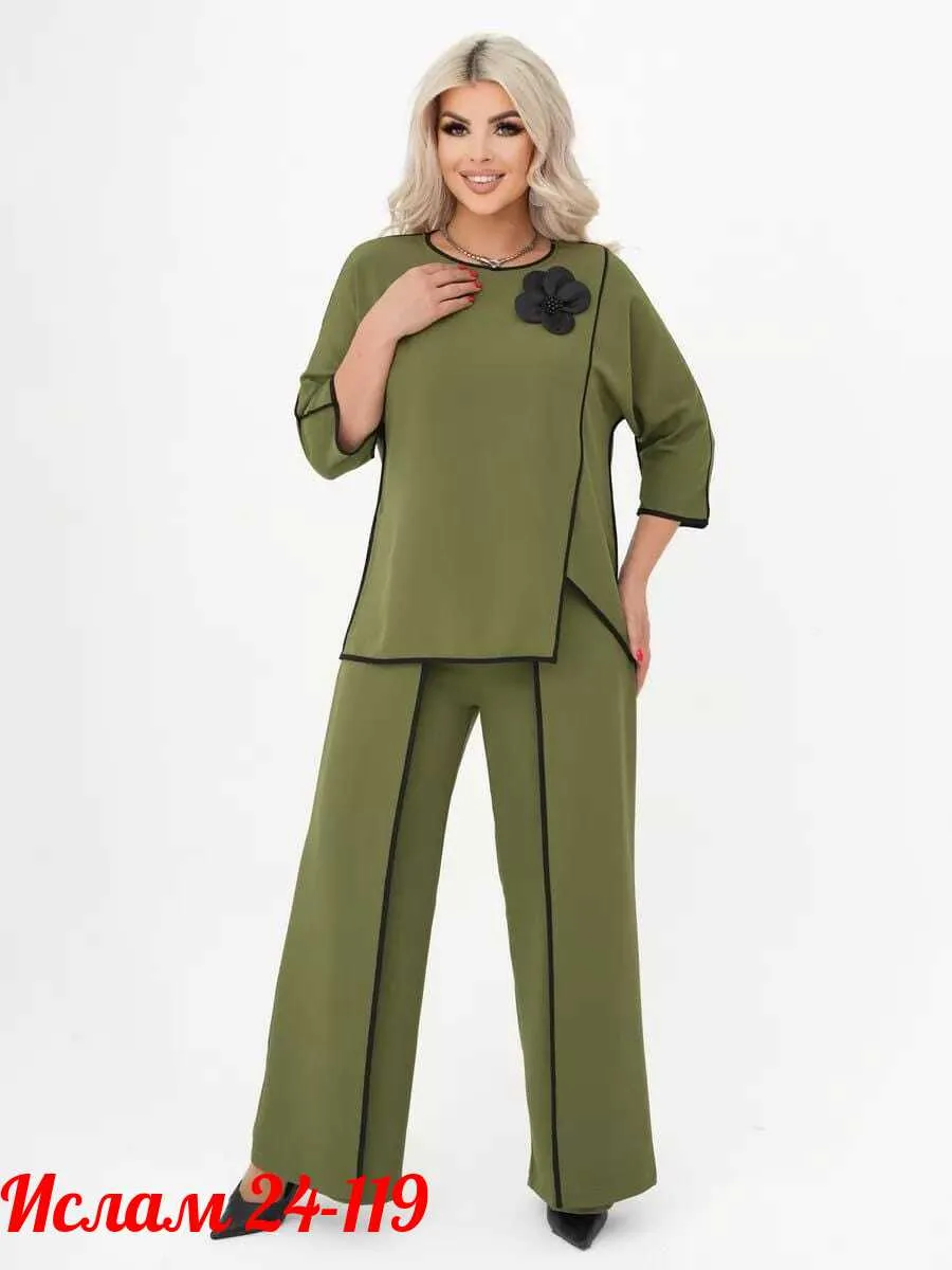 Костюм двойка из ткани лайт — фото 5