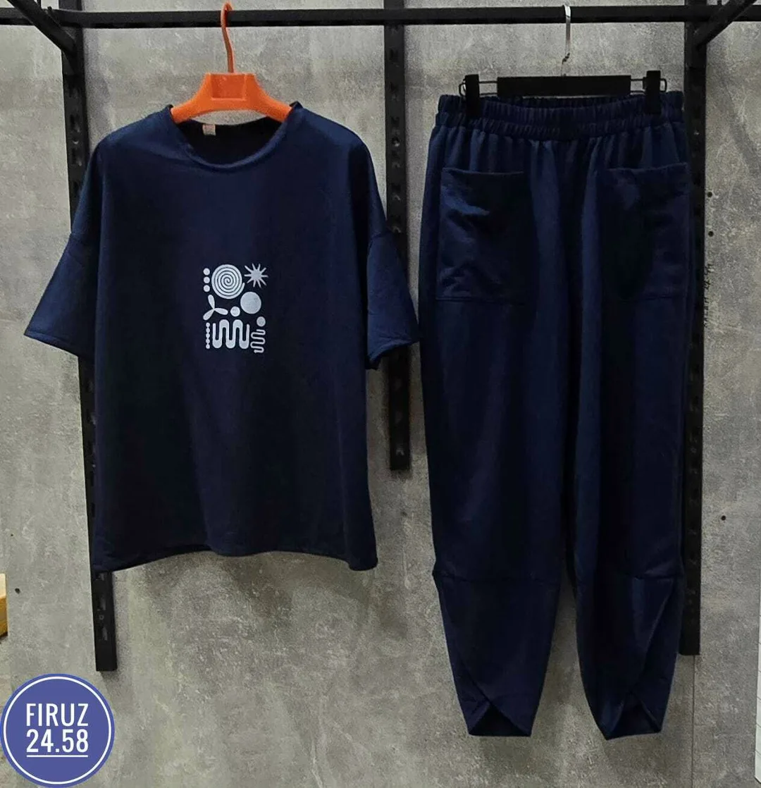 Костюм двойка из двухнитки — фото 5