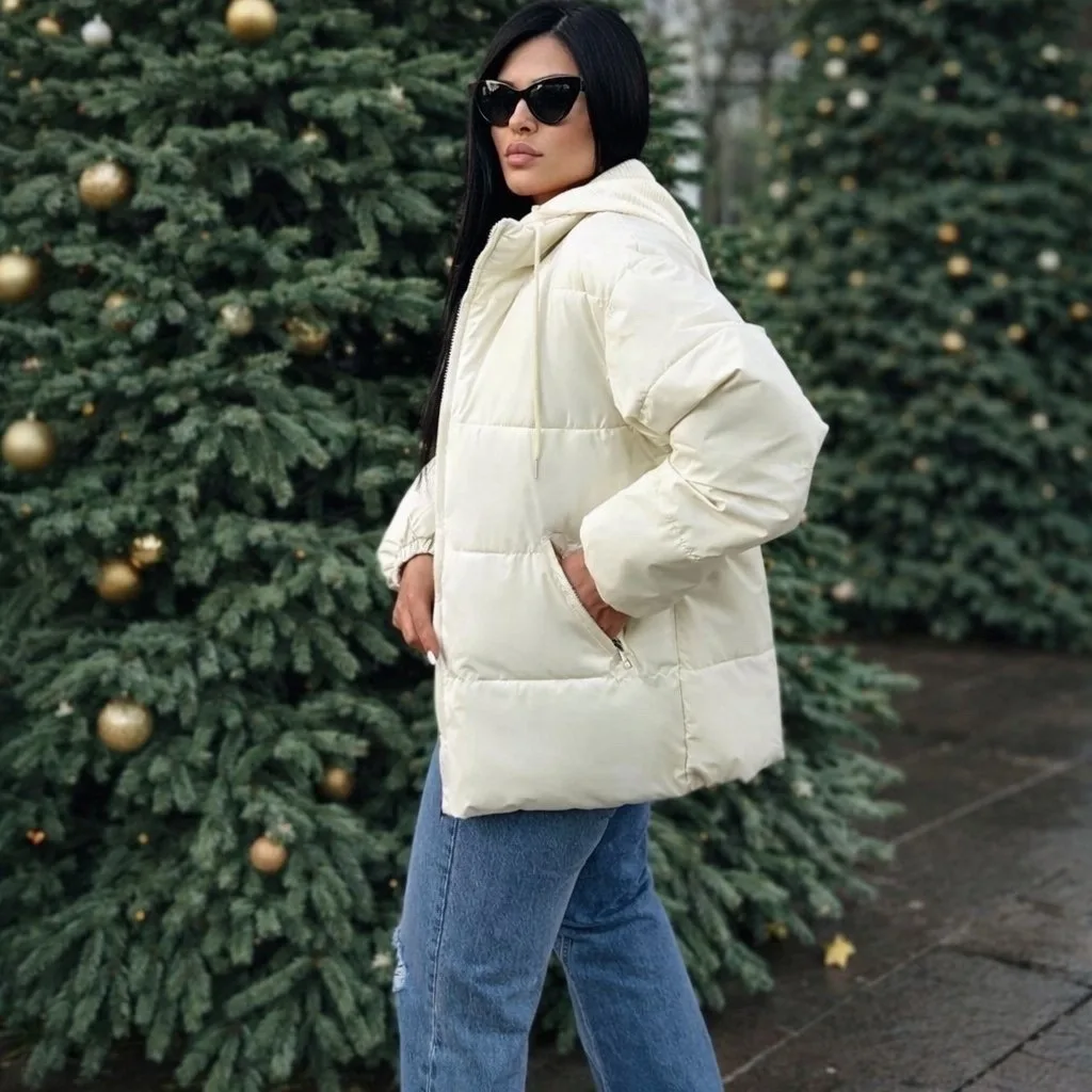 Сезон весна осень куртка с капюшон Из материала — фото 4