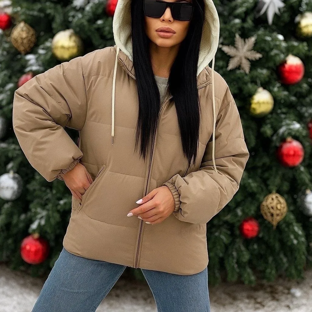Сезон весна осень куртка с капюшон Из материала — фото 9