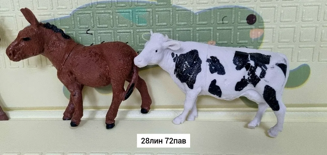 Набор фигурок животных для игры на ферме: собака, лошадь, овчарка — фото 2