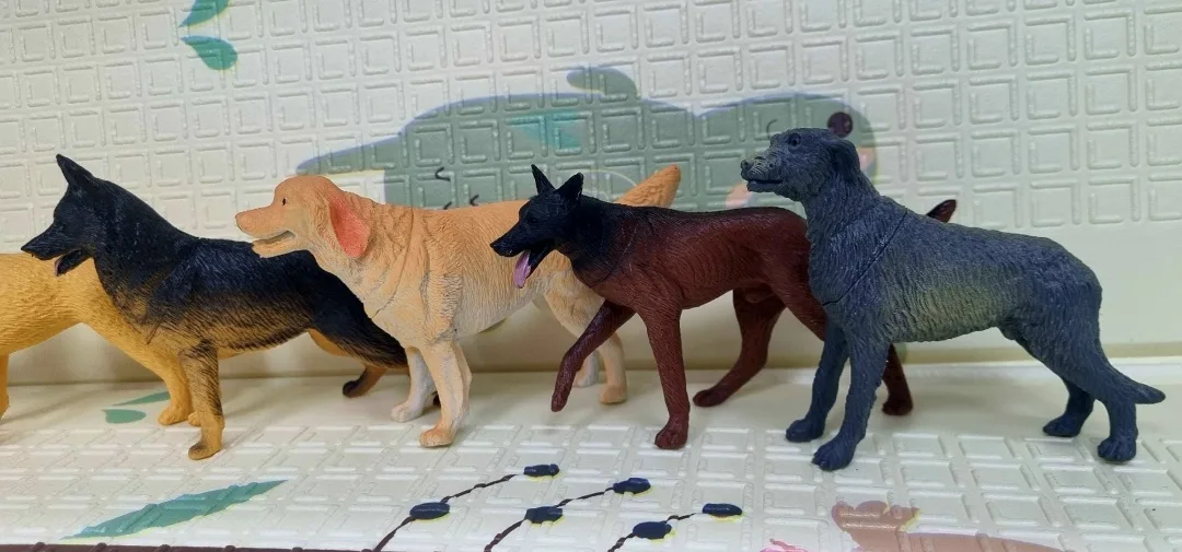 Набор фигурок собак UCOK Toys YX- - это коллекция моделей сельскохозяйственных животных, включающая несколько 12-сантиме — фото 3