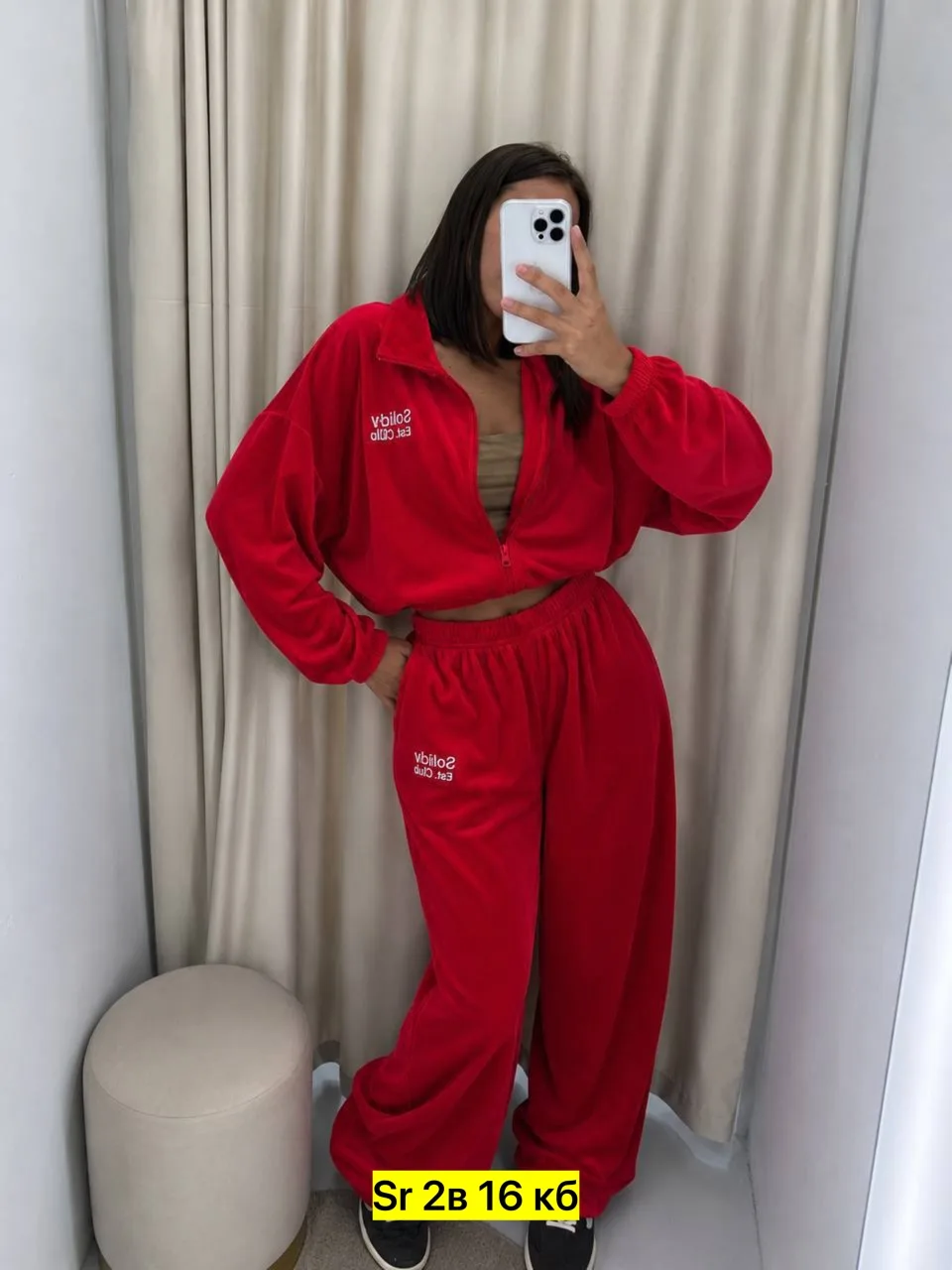 Спортивный костюм из велюра — фото 8