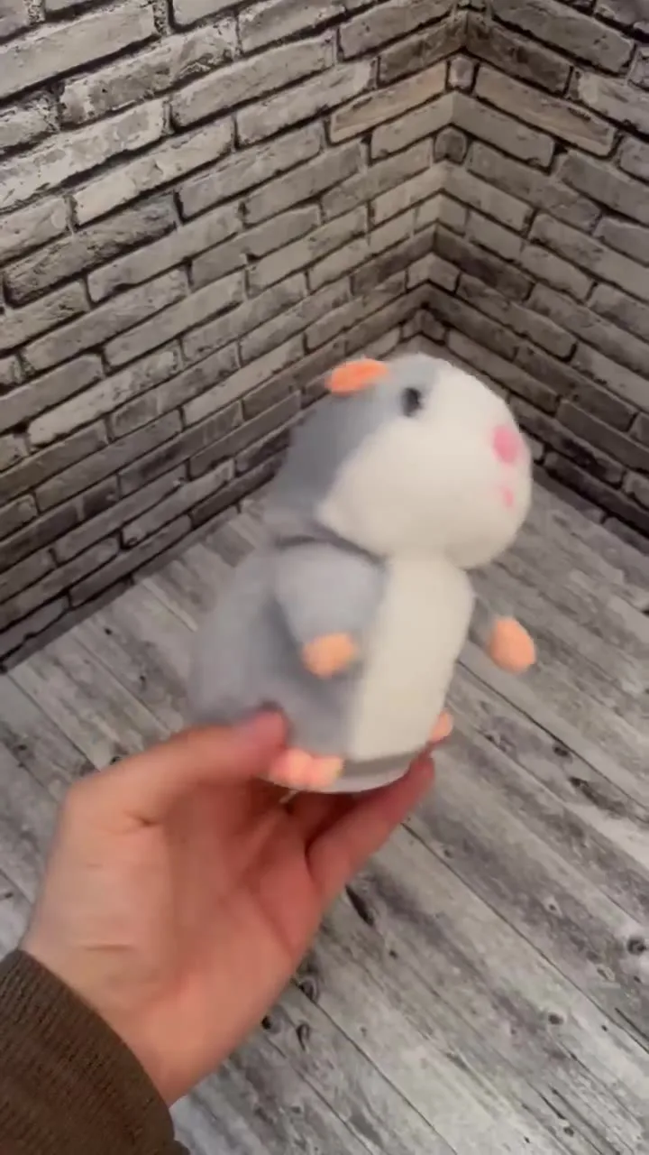 Игрушка-хомяк из пластика — видео