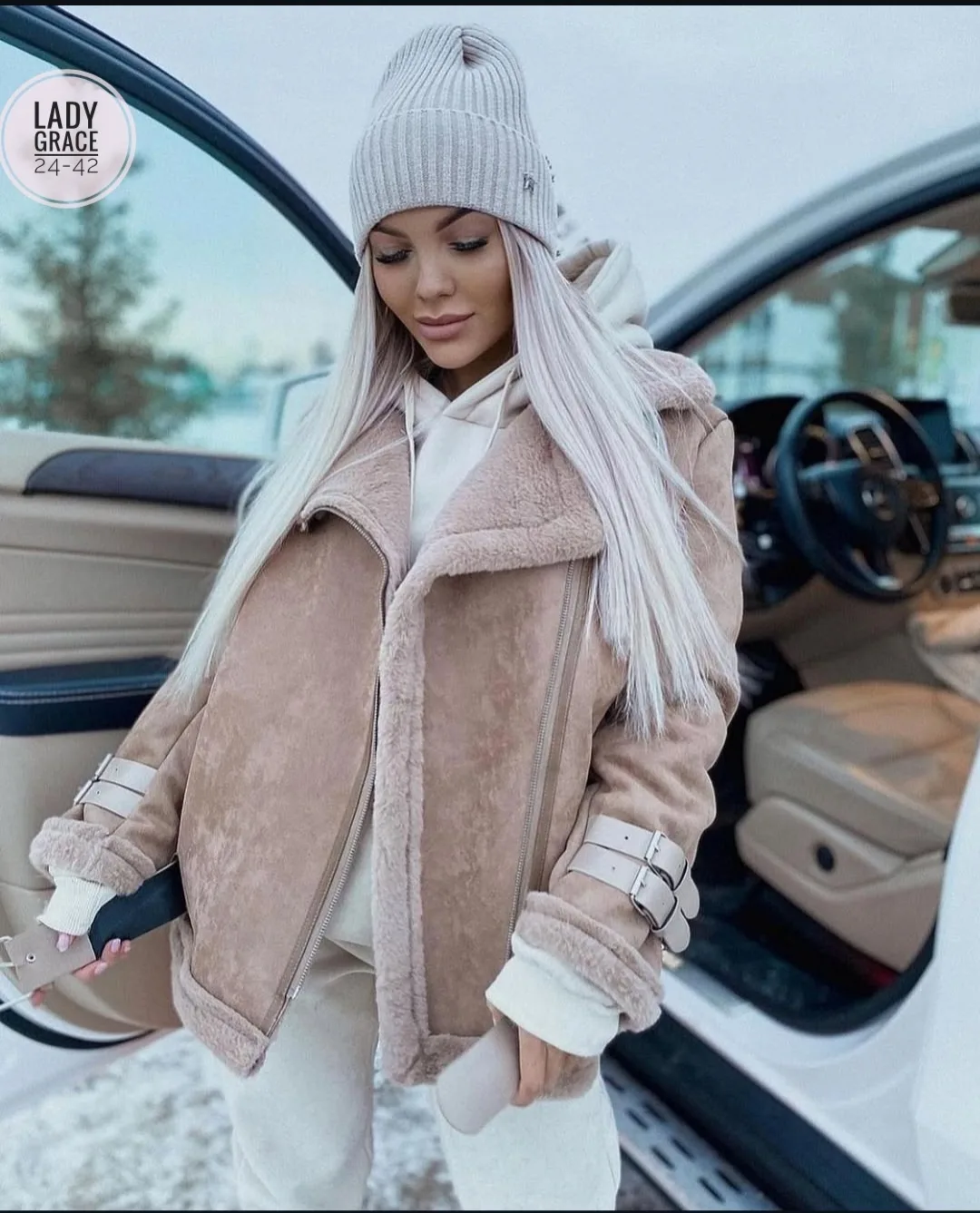 Куртка Дубленка, кожа — фото 7