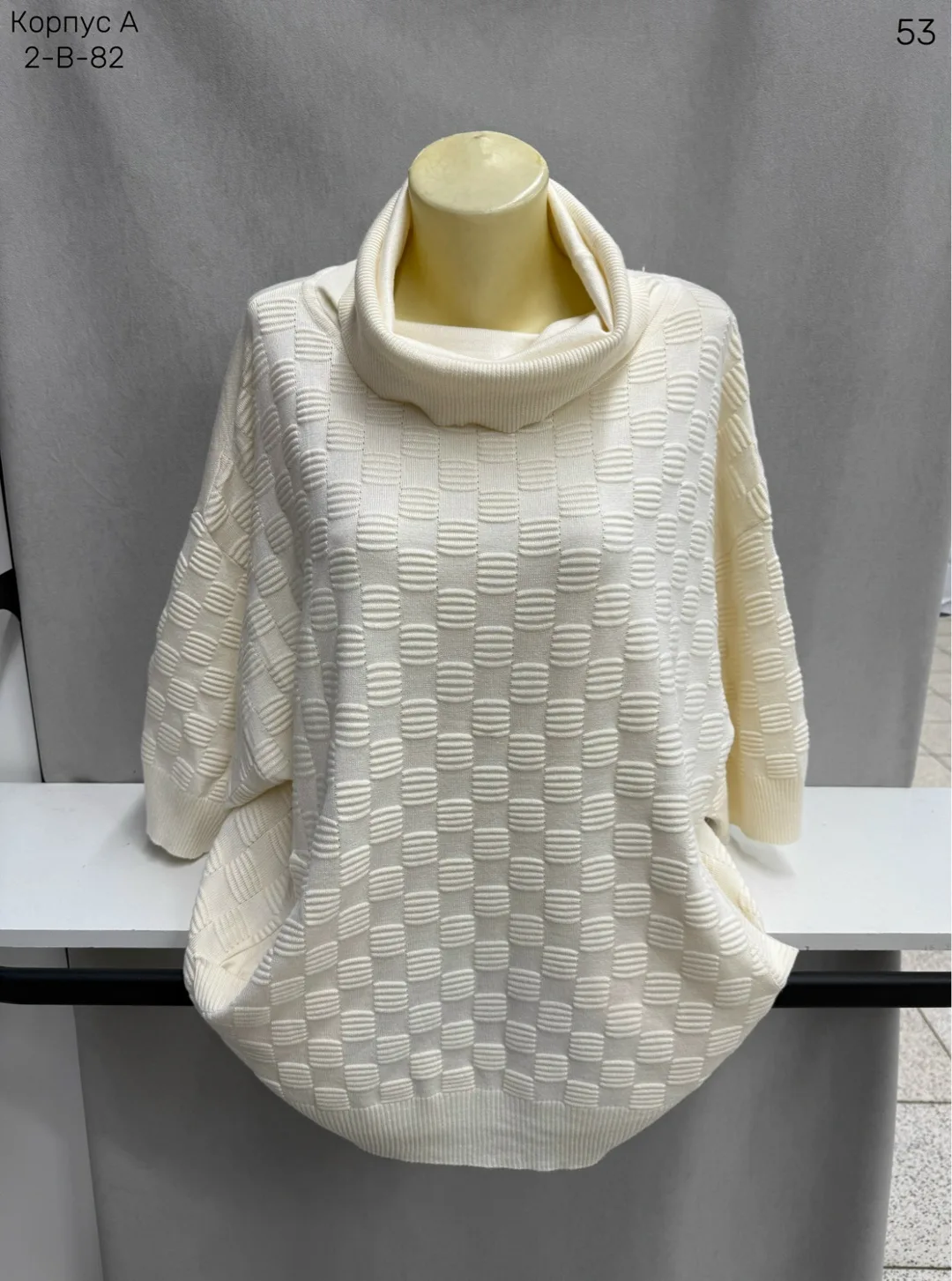 Свитер из 80 хлопка и 20 эластана 80 COTTON, 20 ELASTANE — фото 4