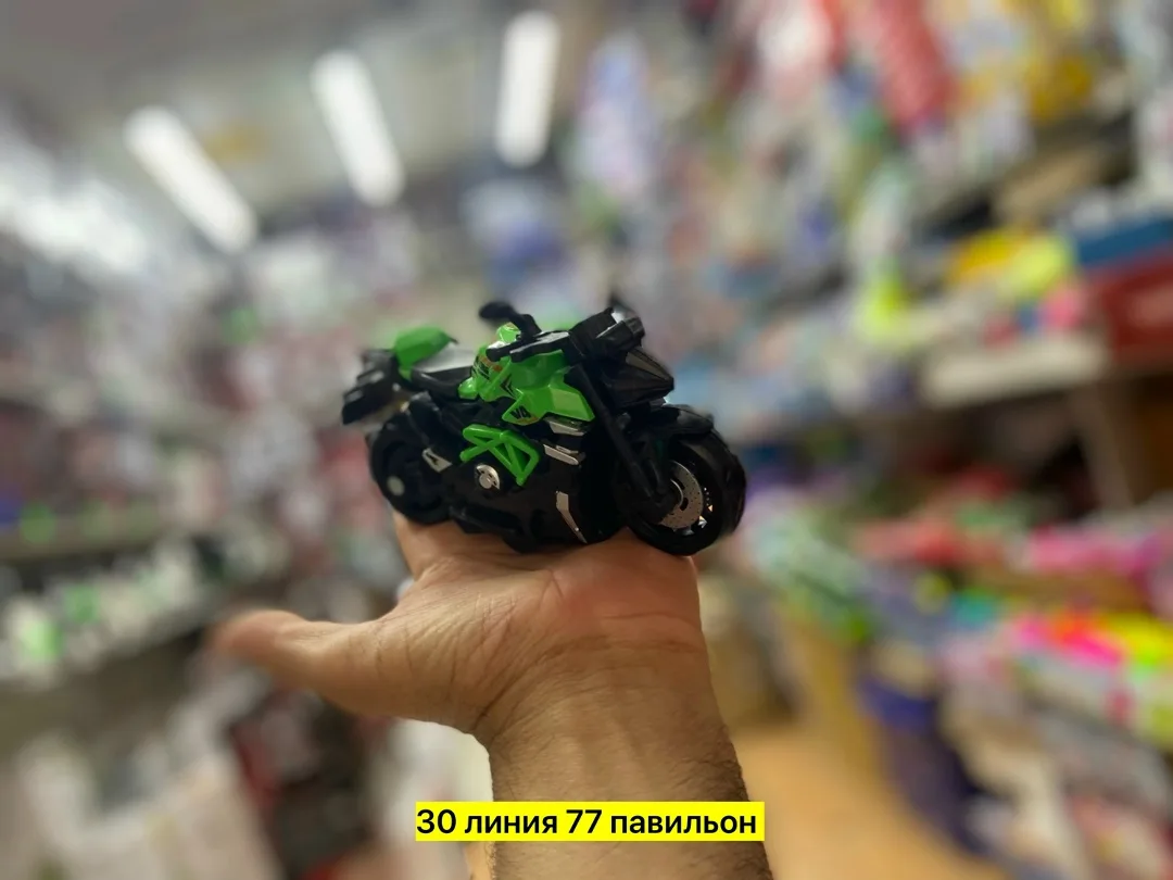Игрушка Пластмассовые инерционные мотоциклы для детей — фото 1