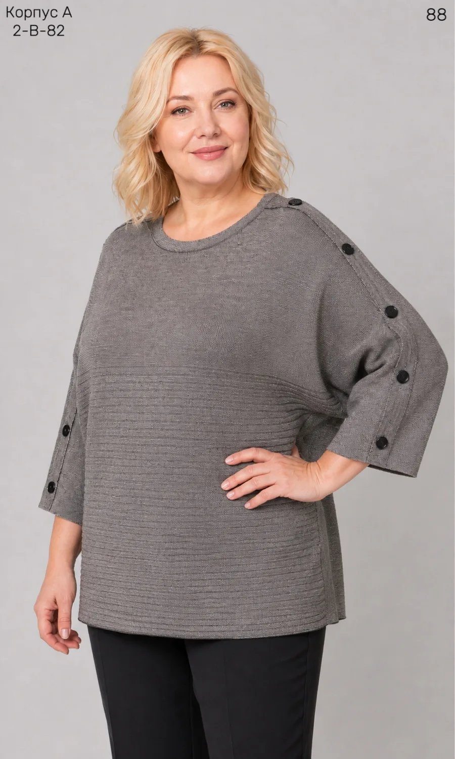 Свитер из смесового материала (65 хлопок 65 COTTON, 35 POLYESTER — фото 8
