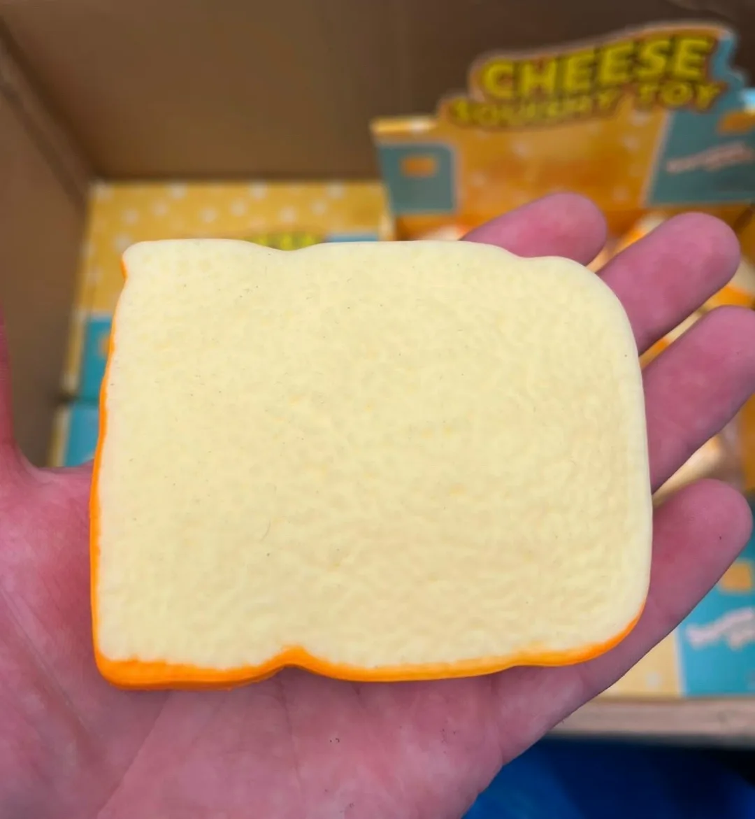 Сквиш антистресс Хлеб нарезной квадратный — фото 15
