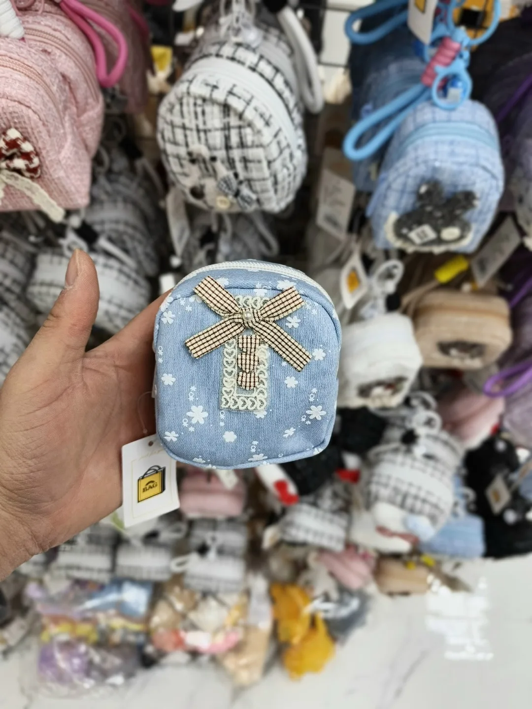 Сумка-брелок из ткани — фото 2