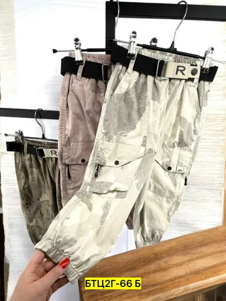Брюки карго из хлопка — фото 10
