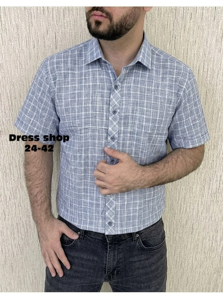 Рубашка из натурального льна — фото 4